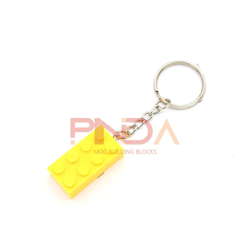 10Pcs MOC 2x4  Key Chain  Building Blocks Creative Gift  with MOC Brick Keychain Bricks Plate Compatible - CADA BRICKS®