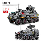 Military Model Building Block the Wandering Earth Heavy Transport Vehicle Truck 832pcs Educational Bricks Toy Boy