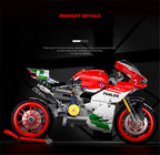 Technical Ducatied Motorcycle Building Blocks Moto Racing Motorbike City Vehicle Bricks MOC Modelset Kits Kids Construction Toys