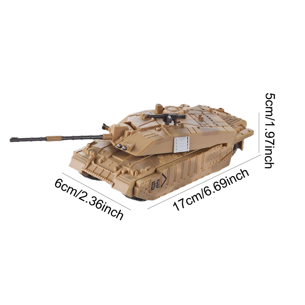 1/72 Scale Pretend Toy Souvenir Miniature Tank Building Military Model Tank Model Kit For Kids Children Boys Collection Boy Gift