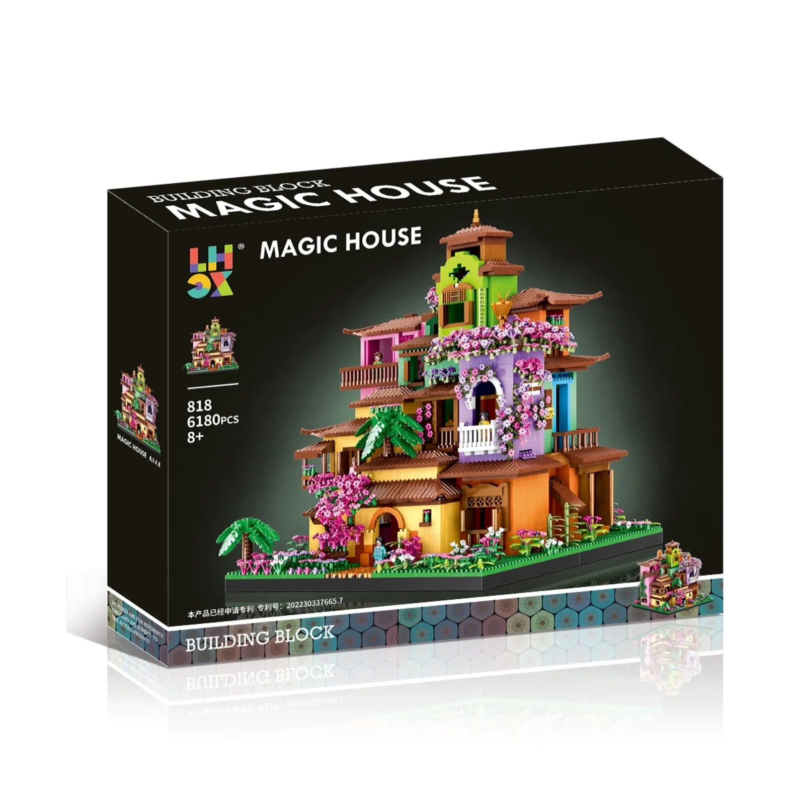 Creative Micro Building Blocks Magic Villa House Model DIY Assembly Toy Gift