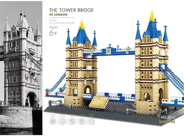 MOC World Famous Architecture Edifice Opera House Building Blocks Villa Savoye Bridge Tower Toy Children Birthday Christmas Gift - CADA BRICKS®