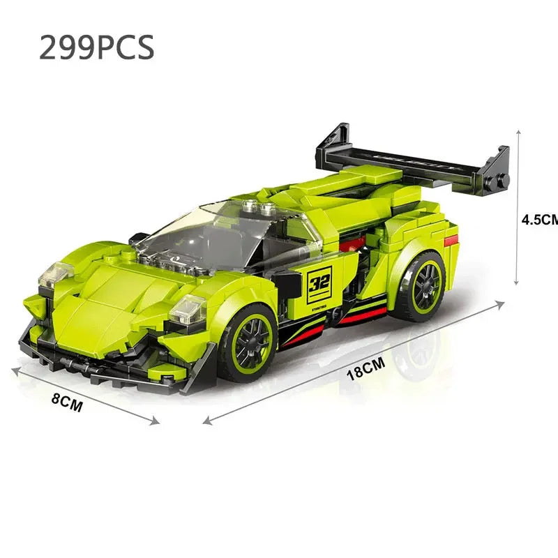 Speed Champions Series Racing Sports Vehiclea Technique Car Supercar Building Blocks Set Bricks Classic MOC Model Toys For Kids - CADA BRICKS®
