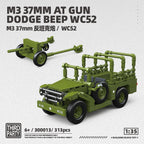 Military World War II tank Anti-tank gun M22 Locust Tank Building Blocks M6 Truck M3A1 Car Model Toys Bricks Toys For Kids Gifts