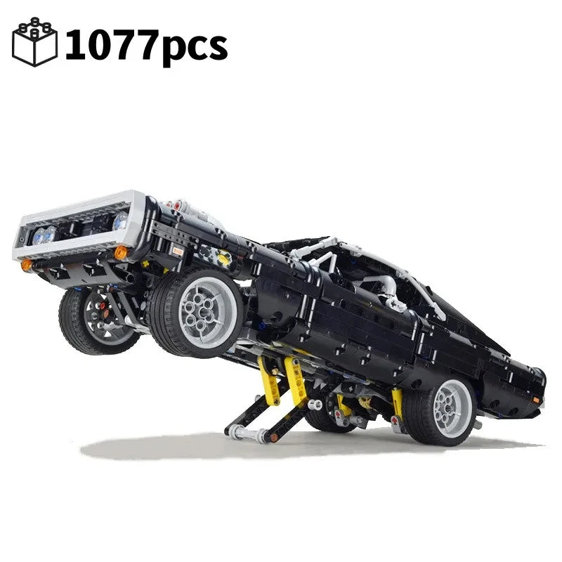 Technical Car Dodged Charger Racing Car Building Blocks Model Movie Fast And Furious Famous Vehicle 42111 Bricks Boy Toys Gifts - CADA BRICKS®