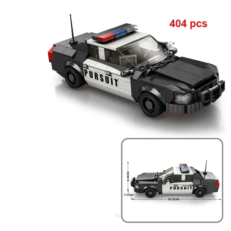 Moc Speed Champion Technical Car City Vehicle Racing Car Building Blocks Sports Car Garage Carro Rennau Voiture Creative Toys - CADA BRICKS®