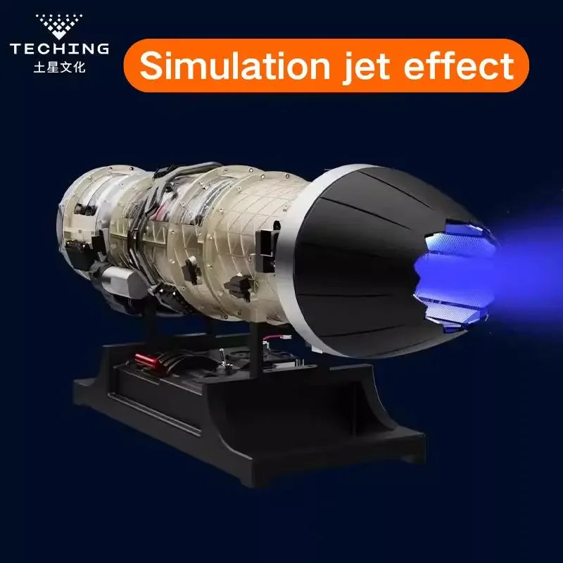 F135 fighter turbojet engine model 3D three-dimensional metal assembly building block toy launch popular science gift