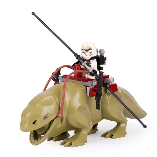 HOT Movie Series Space Wars Smaug Troll Dewback Rancor Jabba Big Size Beasts Bricks Building Anime Figures Toys for Kids Gift - CADA BRICKS®