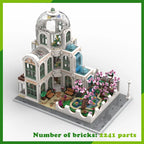 MOC Building Blocks Botanical Garden Urban Architecture Landscape Model DIY Bricks Creative Assembly Toys Xmas Gifts 2241PCS