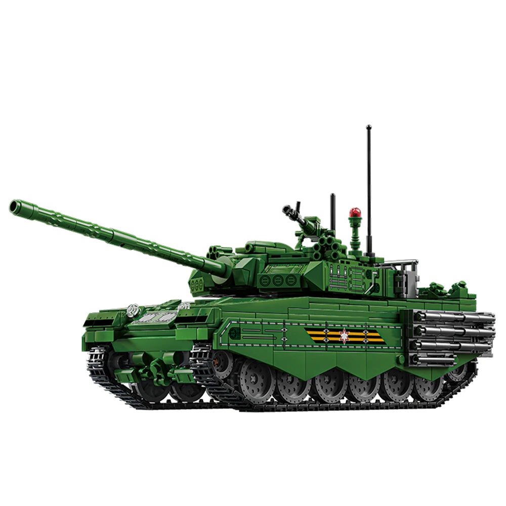 World War 2 WW2 Army Military Soldiers SWAT Leopard 2A7 Main Battle Tank Assemble Building Blocks Bricks Children's Toys Gift - CADA BRICKS®