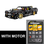 GULY 10637 Dodgedd 1:8 MOC Technical RC Racing Building Blocks Assembling Supercar Bricks Model Toys for Children Christmas Gift - CADA BRICKS®