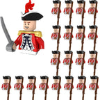 Blocchi da Costruzione Mini Militari Soldato Marina Imperiale WW2 Figure Pirati dei Caraibi Mattoncini Giocattoli Educativi per Ragazzi Regalo di Natale