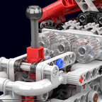 Mould King 102261 Engine Toys The Motorized V12 Engine Building Block Assembly V12 Engine Brick Kids Christmas Gift