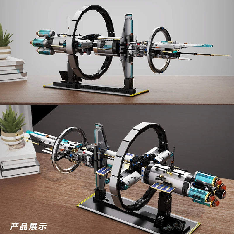 Nieuwe T1105 3000 stuks MOC Ruimteverkenning Serie Bouwstenen Samenstellen Ruimtestation Bakstenen Model Speelgoed voor Jongens Verjaardagscadeau