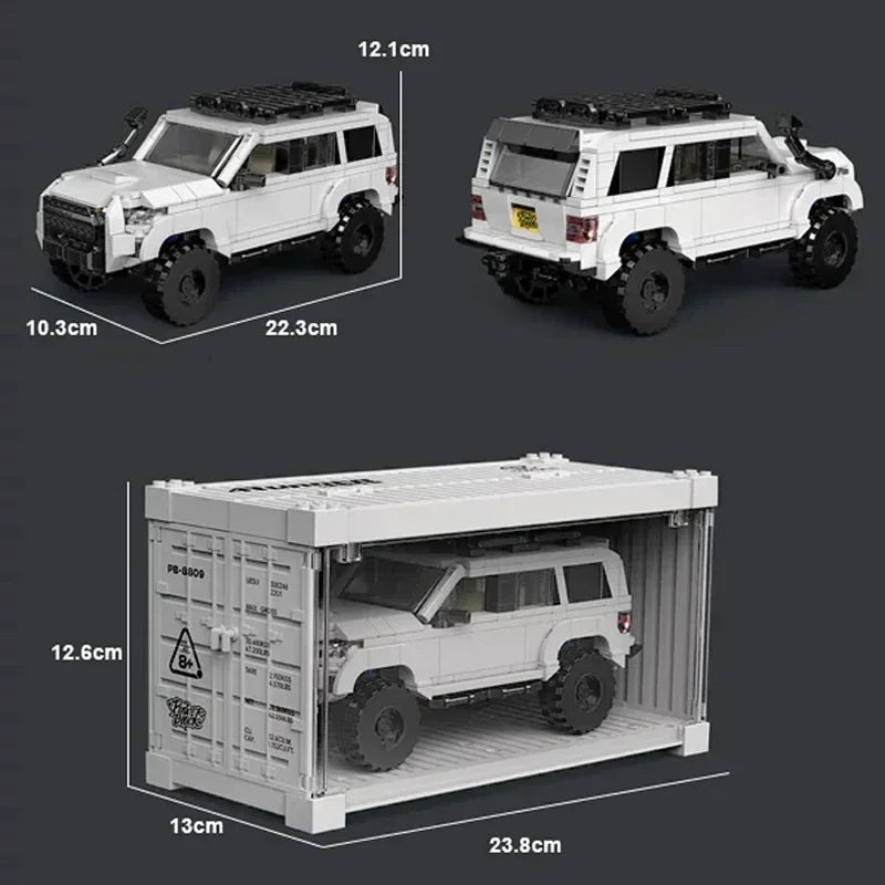 Supra AE86 4Runner SUV Building Blocks MOC Racing Sports Car Model Desktop Decoration Brick Puzzle Toys Gift for Kids Adult - CADA BRICKS®