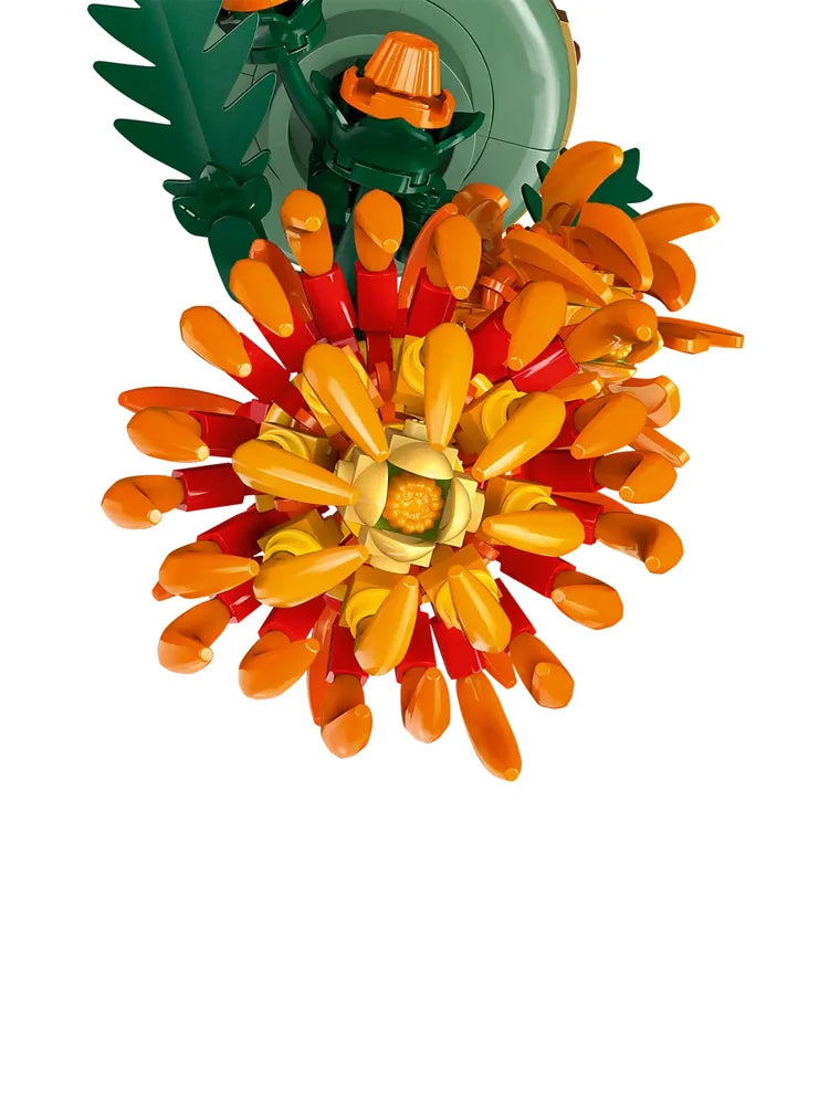 LEGO 10368 Icons Krysantemum Blomsterdekor, Kreativt Byggesett for Voksne, Blomsterutstilling fra Den Botaniske Samlingen