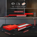 MOULD KING 19015T MOC Trailer Building Blocks for Tractor Truck Model DIY Assembled Bricks Creative Educational Collection Toys