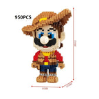 New Anime Mini Blocks Cute Cartoon Peach Luigi Building Bricks Toys for Children Present Bowser Valentine Girls Boy Juguetes - CADA BRICKS®