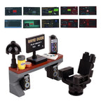 City Printed Accessories Building Blocks Computer Controller Monitor Keyboard Dashboard Mobile Phone Radio Mini Bricks Kids Toys - CADA BRICKS®