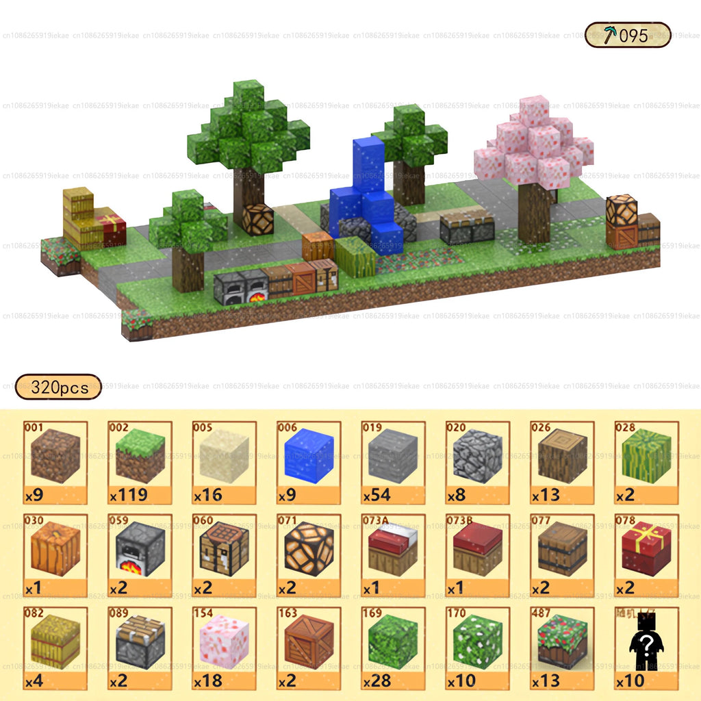 Magnetic Building Block Magnet Cube Mine World Set for Boy Girl Kid Age 3+ DIY Model Children STEM Sensory Toy Christmas Gift - CADA BRICKS®