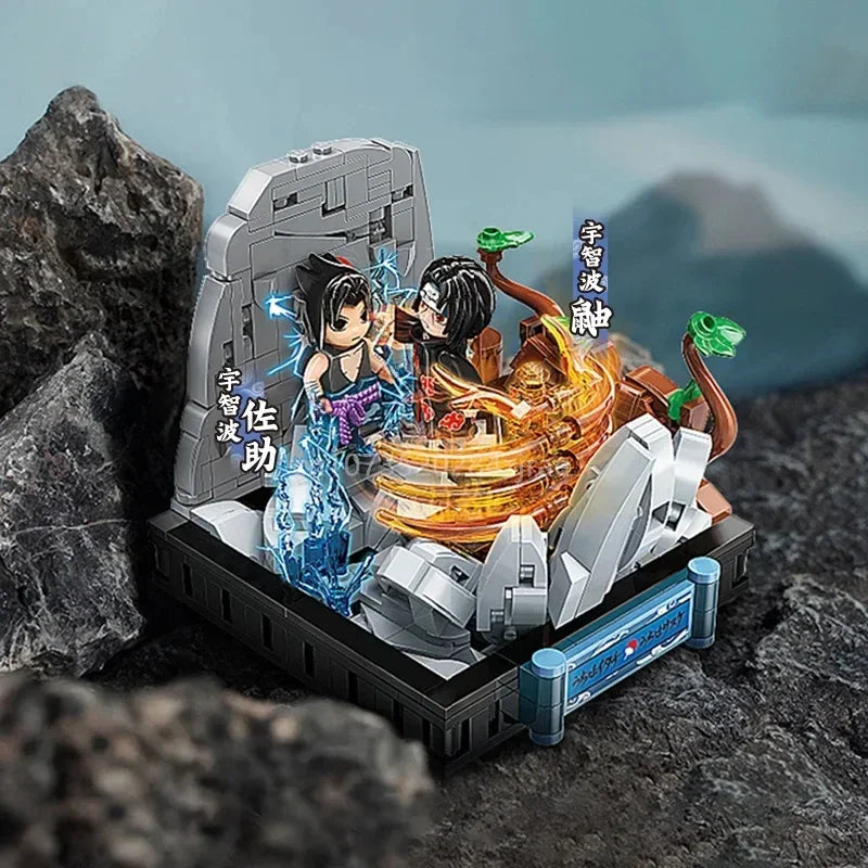Keeppley NARUTO Building Blocks Anime Classic Scenes Uchiha Sasuke Gaara Tsunade Haruno Sakura Assembly Toy Model Ornament Gift - CADA BRICKS®