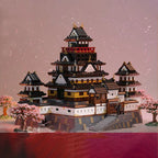 New MOC Building Block Model Boutique Medieval Japanese Shogun Castle Children's Toy Gift DIY Assembly Set