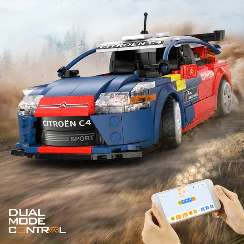 Cada Citroen WRC 2008 Champion Vehicle Building Blocks City Remote Control Racing Car RC Super Sports Car Bricks Toys Boys Gifts - CADA BRICKS®