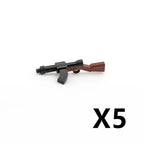 5/10 WW2 Soldier Weapons Building Block Two-color Printing Machine Rifle Submachine Sniper Guns Military Accessories Bricks C238 - CADA BRICKS®