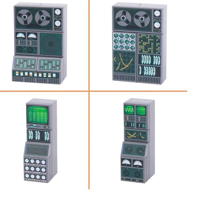 City Printed Accessories Building Blocks Computer Controller Monitor Keyboard Dashboard Mobile Phone Radio Mini Bricks Kids Toys - CADA BRICKS®