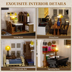 Magic House Owens Home Building Blocks Set Medieval Architecture Vintage Cottage Collection Bricks Toys Gifts Fans Adults