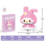 Disney Small Granular Building Model Toy Cartoon Character Stitch, SpongeBob Mini Block Toy Christmas Gift for Children - CADA BRICKS®