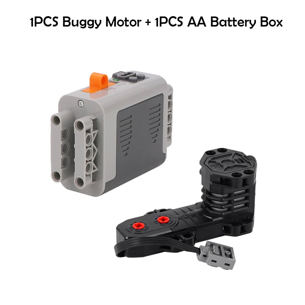 Tech Part 5292 Buggy Motor Monster Motor Compatible With Legoeds Building Block MOC Off-Road Vehicles Sports Car Power Functions