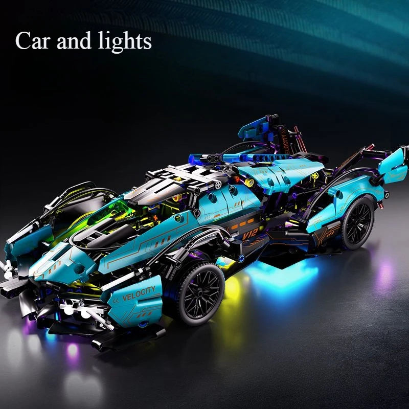 Technical Racing Sport Car Model Building Blocks technic adults 1:14 DIY Supercar Brick Puzzle Toys Kid Adult Gift（1000+granule）