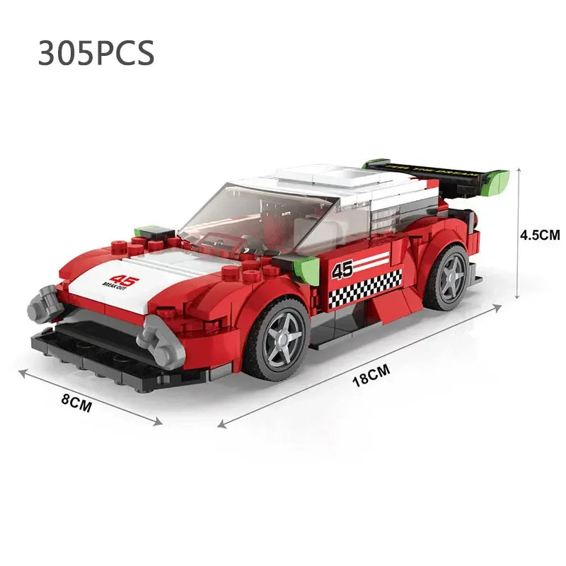 Speed Champions Series Racing Sports Vehiclea Technique Car Supercar Building Blocks Set Bricks Classic MOC Model Toys For Kids - CADA BRICKS®