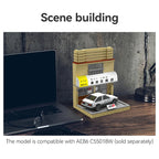Cada Anime Initial D Tofu Shop House Model Building Blocks City Japanese Racing Car Parking Lot Bricks Toys Kid Gifts With LED - CADA BRICKS®