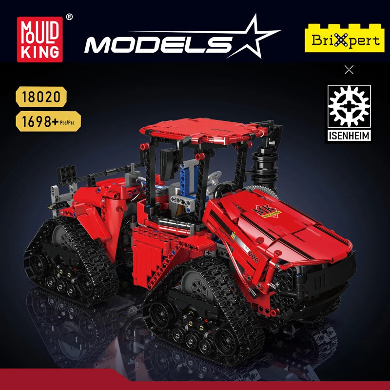 Mould King 18020 Technical Car Toys MOC-35270 APP&RC Pneumatic Crawler Tractor Building Block Brick Set Kids Christmas Gift - CADA BRICKS®