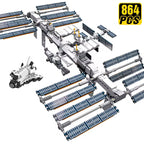 864 PCS International Space Station Compatible 21321 60004 Building Blocks Bricks Shuttle Astronaut Toy Birthday Christmas Gift