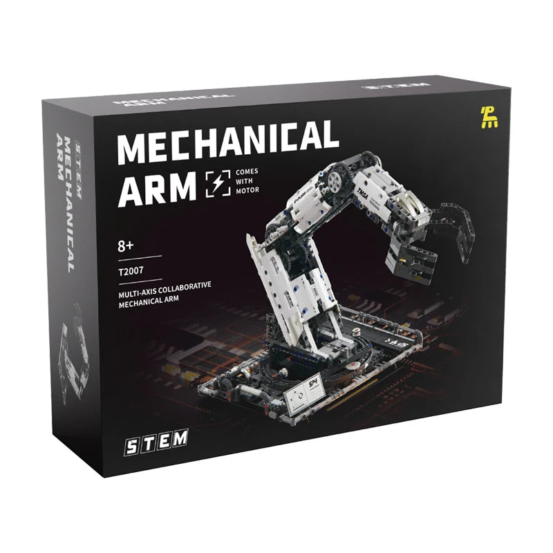 OP VOORRAAD T2007 Technisch Programmeren van de Robotarm Bouwstenen Blokken Samenstellen Model Speelgoed voor Jongens Kerstcadeau Set