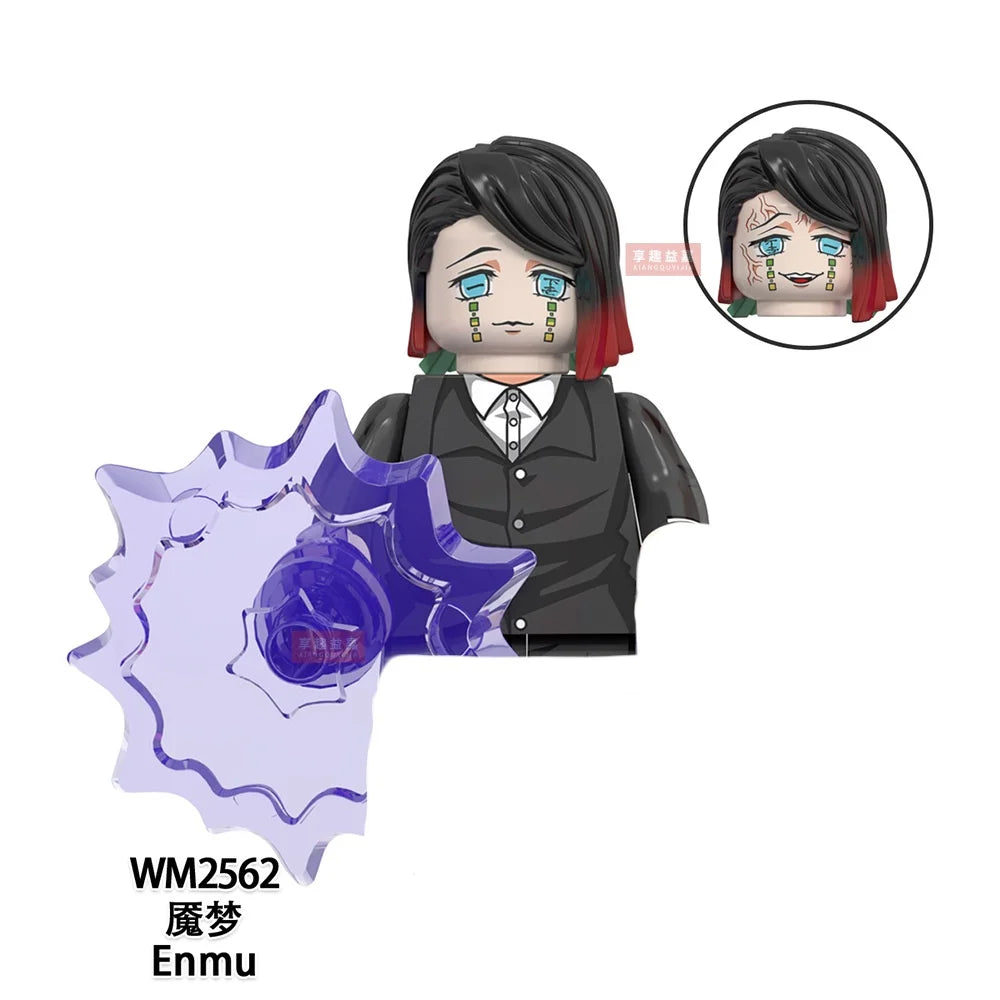 WM blocks 6116 6137 6138 Demon Slayer Tanjirou Nezuko Inosuke Zenitsu Giyuu Rengoku Uzui Tengen anime bricks building blocks