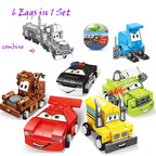 Jurassic World Building Blocks Twisted Egg Truck Dinosaur Eggs Car Train Racing Set Compatible Legodinosaur Toy Children's Gifts