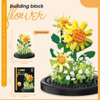 Diy Micro Flower Building Blocks Mini Bricks Particles Eternal Life Flowers Home Decoration Assembling Puzzle Toy Christmas Gift - CADA BRICKS®