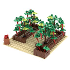 MOC Farm and Ranch Decoration Model Zoo Botanical Garden Building Blocks DIY Bricks Rural Landscape Animal and Vegetable Scenes