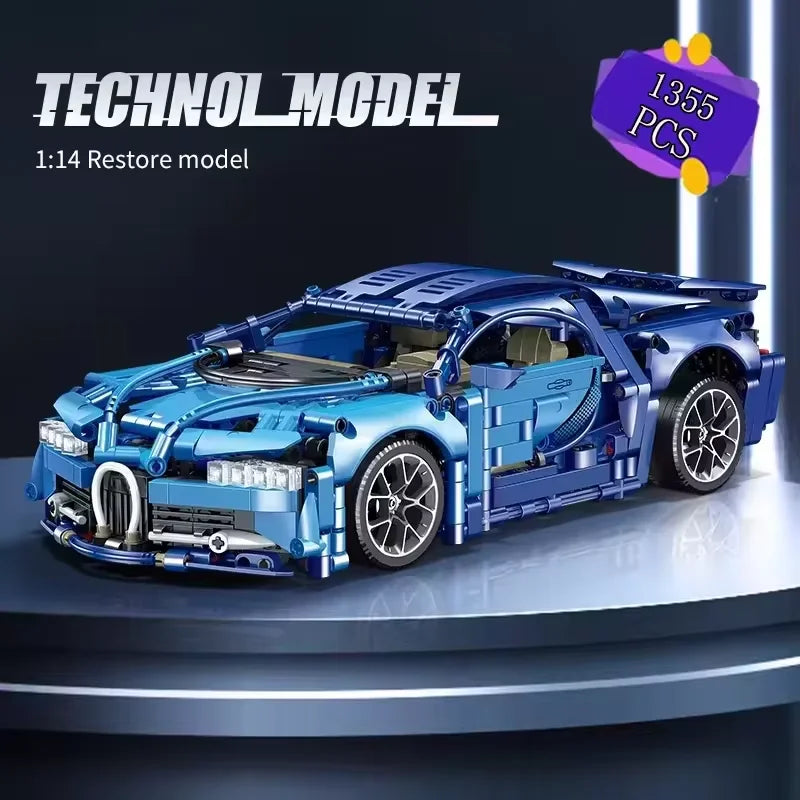 1355 PCS Mechanical Blocks Racing Lamborghinied Building Block Model Super Speed Sports Car Technical To Assemble Car Toys Gifts - CADA BRICKS®