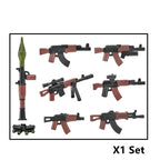5/10 WW2 Soldier Weapons Building Block Two-color Printing Machine Rifle Submachine Sniper Guns Military Accessories Bricks C238 - CADA BRICKS®