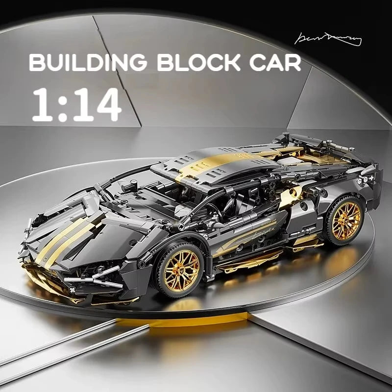 67129 Car MOC 1280pcs Building Blocks Car and Construction Toy Adult Collectible Cars Set to Build 1:14 Scale Sports Car Model - CADA BRICKS®