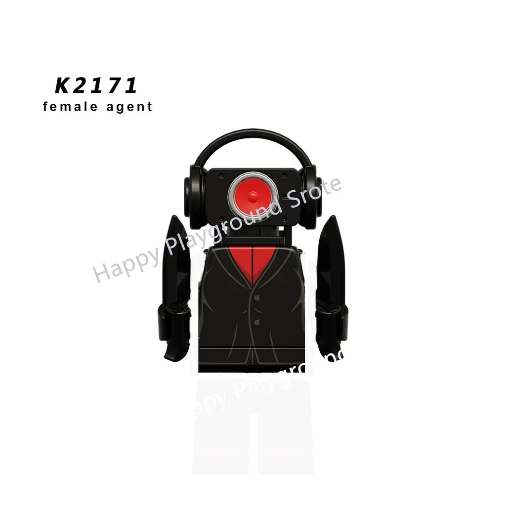 New KDL SWAT Skibidi Toilet Man Figures Anime Block Toys TvMan Titan Cameraman Speakerman Bricks Model Toy For Kid Birthday Gift - CADA BRICKS®