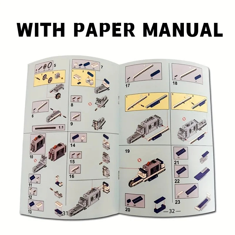 STEM 9686 Technical Parts Multi Technology Programming Educational Student Learn Building Blocks Power Function Set For Kids Toy