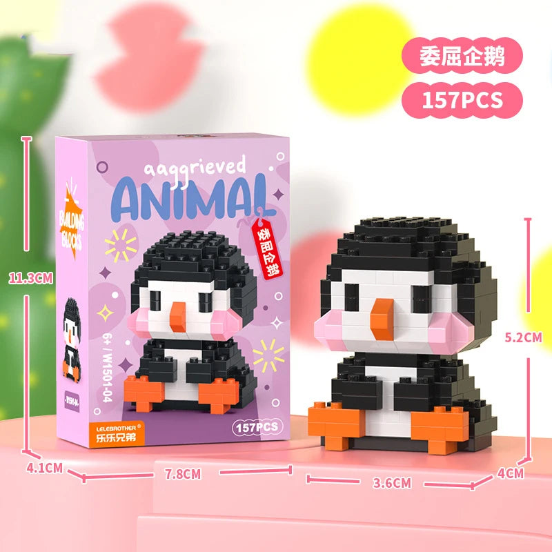 Adults Animals Micro Particle Building Blocks Toy for Children 6 to 12 Years Old Boy Birthday Gift Dog Cat Mini Bricks Girl Toys - CADA BRICKS®