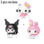 KEEPPLEY Sanrio Anime Hello Kitty My Melody Cinnamoroll Pompompurin Kuromi Building Blocks Girl Kid Holiday Christmas Gift - CADA BRICKS®