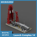 MOC Byggeklosser Oppskytningskompleks 14 Modell LC-14 Space Force Stasjon Utdannings-DIY Samlede Klossleker 4815PCS